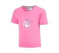 Quiet Please Joy Flower Logo T - Shirt Mädchen pink, weiß