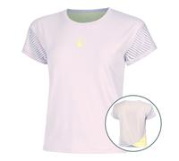 Quiet Please Mind Cross T-Shirt Damen-Flieder,Gelb in flieder, Größe: L