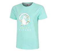 Quiet Please Wild Sketchy T-Shirt Damen in türkis