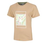Quiet Please Wild Swirl Court T-Shirt Damen-Beige,Mehrfarbig in beige