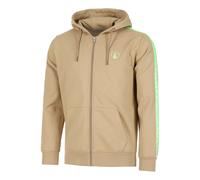 Quiet Please Wild Taped Zip Sweatjacke Herren - Beige, Neongrün