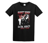 Quiet Riot Metal Health Album World Tour 1984 Rock Concert Merch Graphic Top Printed Tee Shirt Mens T Shirt Black M