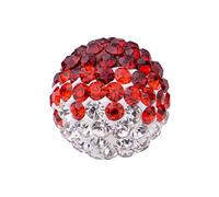 Quiges - Damen 12mm Zirkonia Engels Kugel 12mm Kugel Anhänger