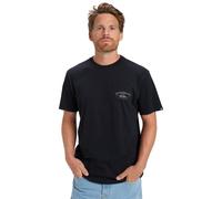 Quiksilver Anchor Lockup T-Shirt, kurzärmlig, Schwarz, Größe M