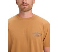 Quiksilver Anchor Lockup T-Shirt, Kurzarm, Braun, Größe L