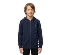 Quiksilver Reißverschlusspullover für Jungen Basic Kapuze Langarm Navy Blazer Größe 128