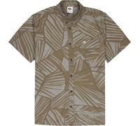 Quiksilver - Baumwollhemd - Herren - Forkhill SS Shirt Grape Leaf Nat Geo - Forkhill SS Shirt Grape Leaf Nat Geo für Herren aus Baumwolle Khaki L