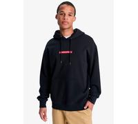 Quiksilver - Sweatshirt mit Kapuze aus recycelter Baumwolle - Herren - DNA Hoodie - Dna Hoodie Black für Herren aus Baumwolle - Größe S - schwarz S
