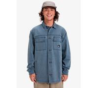 Quiksilver - Bekleidung Mohab Washed Twill Ls Shirt - Blau - Größe M