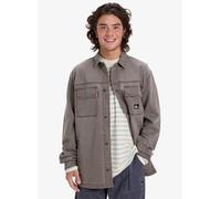 Quiksilver Mohab Washed Twill Langarmhemd M Chocolate Brown