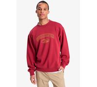 Sweatshirt QUIKSILVER "New Iconic", Herren, Gr. M, burnt russet, Obermaterial: 45% Walkfrottier, 40% Walkfrottier, 15% Microfaser;, Sweatshirts Sweatshirt (14024513-M) burnt russet