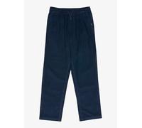 Outdoorhose QUIKSILVER "Taxer Cord", Kinder, Gr. 16, schwarz navy, Obermaterial: 100% Walkfrottier;, Hosen Outdoorhose (91948648-16) schwarz navy