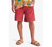 Quiksilver Herren-Shorts Taxer Cord WS – Walkfrottier – Gr. XL, Rot
