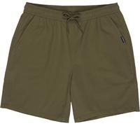 Quiksilver - Bequeme, weite Shorts - Herren - Taxer Textured Walkshort - Taxer Textured Walkshort Grape Leaf für Herren aus Baumwolle - Grün M