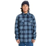 Quiksilver Bering Strait Check - Long Sleeve Check Shirt for Men - Langärmliges Karohemd - Männer - M - Blau.