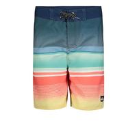 Quiksilver Boardshorts für Jungen mit UPF 50+ Sonnenschutz, schnell trocknende Badeshorts, Marineblau gestreift, 20