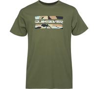 Quiksilver CAMO LOGO SS Herren-T-Shirt, khaki, größe S