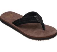 Sandale QUIKSILVER "Carver Suede", Herren, Gr. 10 (43), braun 2, Obermaterial: 94% Wildleder/5% Textil-Nylon/1% TPR, Futter: 100% Wildleder, Laufsohle: 100% TPR., Schuhe Sandale (60957944-10) braun 2