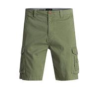 Quiksilver Crucialbattlesh Cargo Shorts 32 Four Leaf Clover