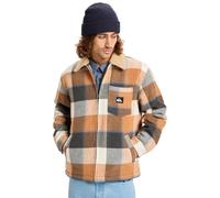 Quiksilver Dna Sherpa Harrington - Harrington Jacket for Men - Harrington-Jacke - Männer - L - Braun.