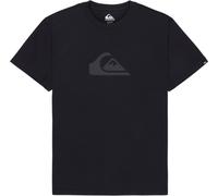 Quiksilver T-Shirt Ev Comp Logo Obermaterial 70/30 Walkfrottier Damen Größe M Schwarz