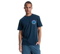 Quiksilver T‑Shirt Herren Regular Fit Kurzarm Rundhals Baumwolle Blau XL