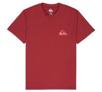 Quiksilver Ev Mini Logo T-Shirt dunkelrot - XL