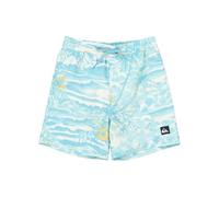 Badeshorts QUIKSILVER "Everyday Printed Volley 14", Herren, Gr. 16, aqua sundown, Obermaterial: 100% Microfaser;, Badehosen Badeshorts (60729966-16)