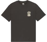 Quiksilver Evo Blossom Of Peace T-Shirt grau weiß - S