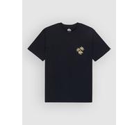 Quiksilver Evo Learning From Nature T-Shirt schwarz weiß beige - XS