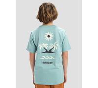 Quiksilver Evo Roads End Kids T-Shirt aquifer Jungen Gr. T08