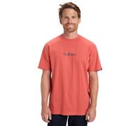 Quiksilver Fineline Kurzarm-T-Shirt, Rosa, Größe XS