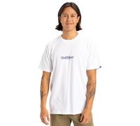 Quiksilver Fineline SS Herren-T-Shirt, weiß, L