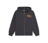 Quiksilver Fleecepullover mit salzwasser-grafischem Reißverschluss für Jungen, Schwarz, Größe 8