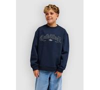 Quiksilver Graphic Crew Oversized Kids Sweater dark navy Jungen Gr. T14