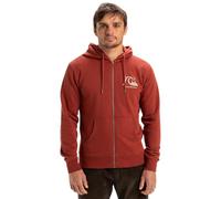 Quiksilver Herren Zip Hoodie GRAPHIC MIX HOODIE ZIP henna M