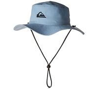 Quiksilver Herren Bushmaster Sun Protection Floppy Visor Bucket Hat Schlapphut, Faded Denim, L/XL