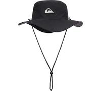 Quiksilver Herren Bushmaster Sun Protection Floppy Visor Bucket Hat Sonnenhut, Schwarz, S/M