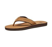 Quiksilver Herren Flipflop, Hellbraun-Pattern_1 Carver Nubuck, 39 EU
