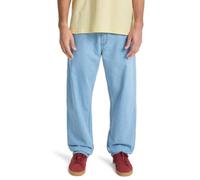 Quiksilver Jeans Taxer Regular Denim Stone Wash Herren Größe L