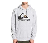 Quiksilver Herren Kapuzenpullover Comp Logo grau : L