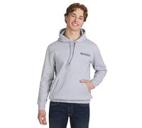 Quiksilver Herren Regular Fit Super Soft Fleece Midweight Pullover Hooded Sweatshirt Kapuzenpullover, Meliert, Grau, Medium