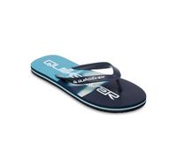 Sandale QUIKSILVER "Molokai Stripe", Damen, Gr. 10 (43), aqua holmes, Obermaterial:Obermaterial: 100% Synthetik, Futter: 100% Synthetik, Laufsohle: 100% Schwammgummi;, Schuhe Sandale (83084514-10) aqu