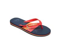 Quiksilver Herren Molokai Word Block Youth Badeschuhe, Black Red Blue, 36 EU