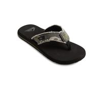Quiksilver Herren Zehensandalen Monkey Abyss Grün/Braun/Schwarz Größe 40