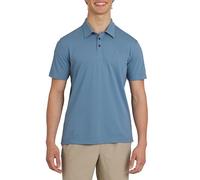 Quiksilver Herren Premium Soft Kurzarm Oxford Poloshirt, Blau (Blue Shadow), XL