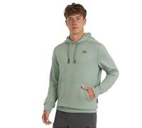 Quiksilver Herren Regular Fit Active Performance Heavyweight Jacquard Mesh and Polar Fleece Pullover Hoodie Kapuzenpullover, Salbeigrün, Medium