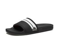 Quiksilver Herren Rivi Slide Sandale, schwarz/weiß, 50 EU
