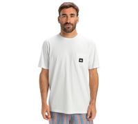 T-Shirt QUIKSILVER "Salt Water", Herren, Gr. M, weiß, [Hauptstoff] 100% Baumwolle, Kurzarm, Shirts (55680042-M) weiß