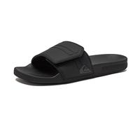 Quiksilver Herren Schiebe-Sandalen, Schwarz/Grau/Schwarz Rivi Slide Adjust, 44 EU